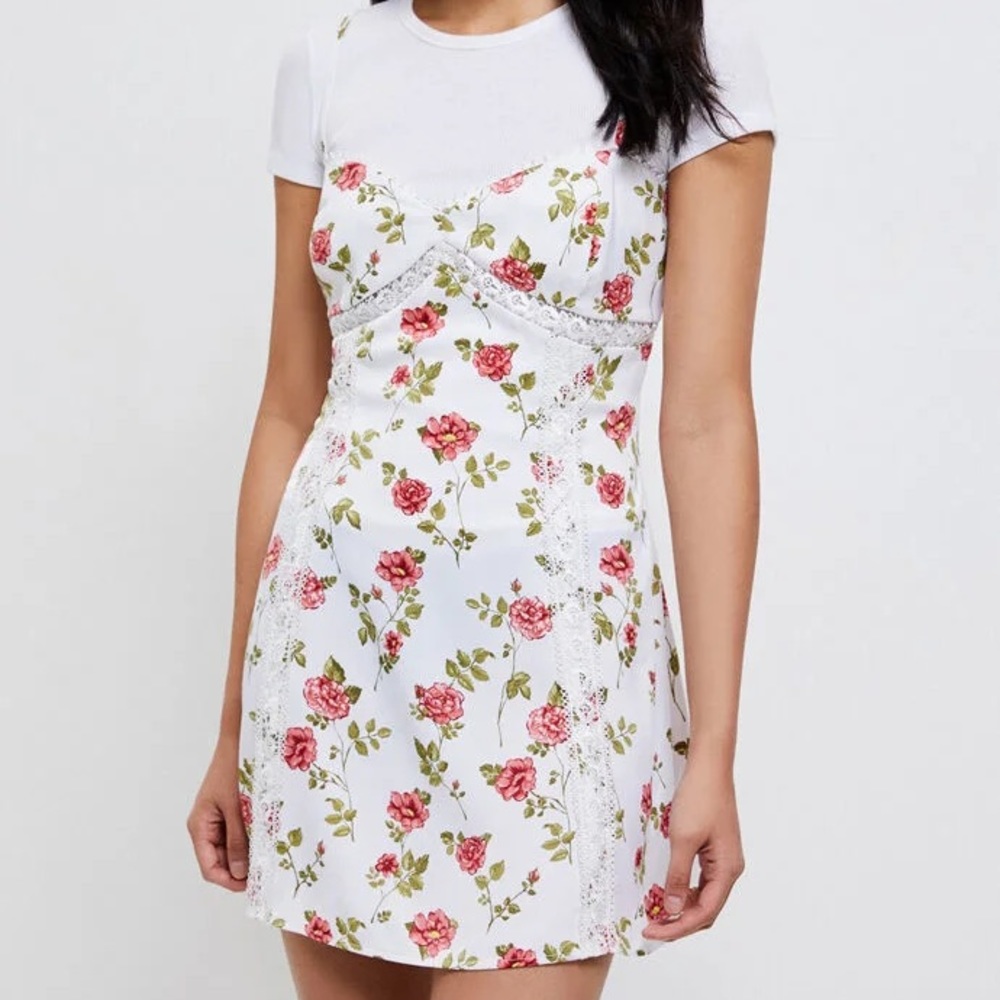 Pacsun La Hearts Lace Inset Dress